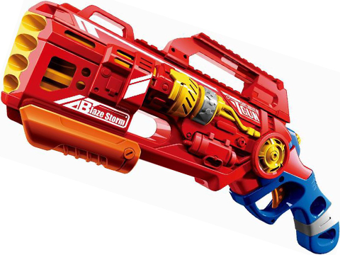 Ariko Blaze Storm Nerf shooter - Grande taille - Avec 80 cartouches et