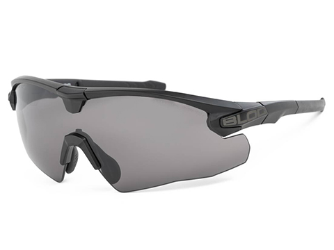 BLOC Tactical Lynx Glasses (Model: Black Frame / Smoke Lens)