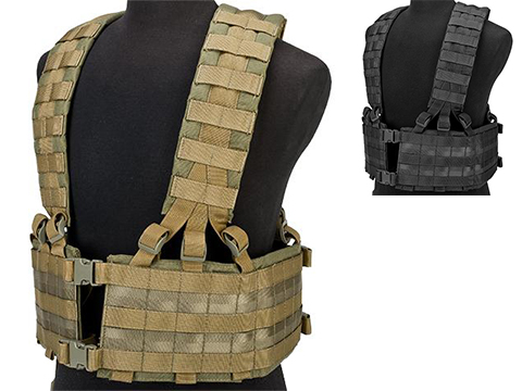 Black Owl Gear / Phantom Operator Load Bearing High Speed Chest Rig (Color: Desert Tan)