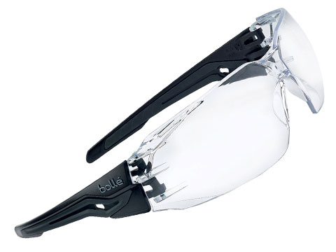 Bolle Safety SILEX+ BSSI Tactical Safety Glasses (Color: Clear Lens)