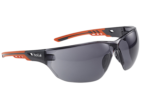 Bolle Safety NESS+ Safety Glasses (Color: Smoke Lens)