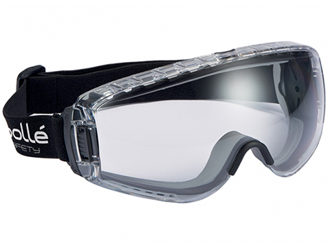 Bolle Safety PILOT Full Seal Safety Goggles (Color: Clear Lens)