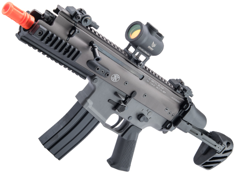 Cybergun FN Licensed SCAR-SC Compact Airsoft B.R.S.S. AEG PDW by BOLT (Color: Grey)