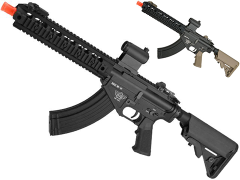 BOLT Airsoft BR-47 10.5 URX2 RIS B.R.S.S. Full Metal EBB Airsoft AEG Rifle (Color: Black)