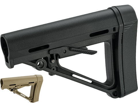 Bolt Airsoft BOM Stock with Heavy Duty Butt Pad (Color: Tan)
