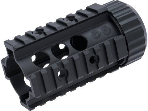 Bolt Airsoft CNC Aluminum RAS Freefloat Handguard Rail (Color: Black / 5)