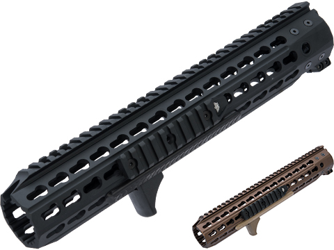 Bolt Airsoft CNC Aluminum 330 Rail 13 Freefloat Keymod Handguard 