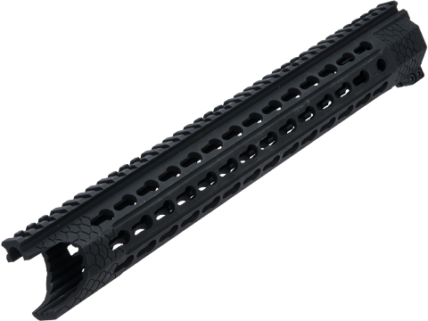 Bolt Airsoft CNC Aluminum Cobra Rail 14.75 Freefloat Keymod Handguard (Color: Black)