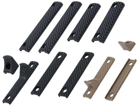 Bolt Airsoft Polymer BRX Rail Cover Kit (Type: Golfball / Tan)