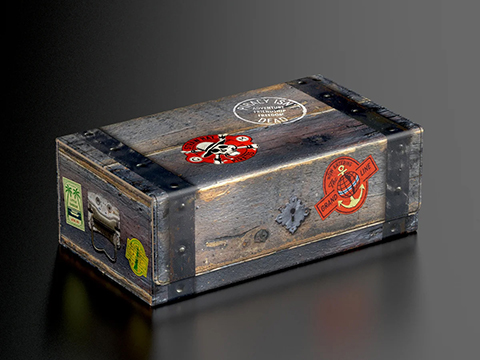 Squaroes x Netflix One Piece 800 Wooden Chest Collectors Case