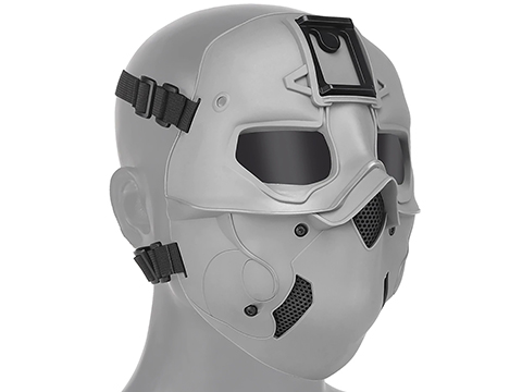 Matrix Full Face Mask w/ Integrated NV Mount (Color: Grey)