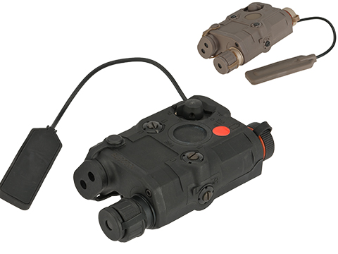 FMA PEQ15 Style Airsoft LED Illuminator & Laser Combo 