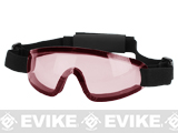 Bravo Tactical LP Low Profile Sports Goggles (Color: Pink Lens)