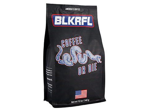 Black Rifle Coffee Company 100% Arabica 12oz Coffee Bag (Model: Coffee or Die Medium Roast 2.0 / Ground Bean)