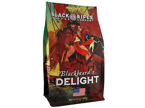 Black Rifle Coffee Company 100% Arabica 12oz Coffee Bag (Model: Blackbeard's Delight / Ground Bean)