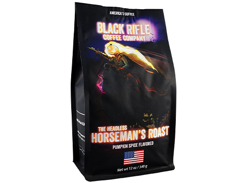 Black Rifle Coffee Company 100% Arabica 12oz Coffee Bag (Model: Headless Horseman / Ground Bean)