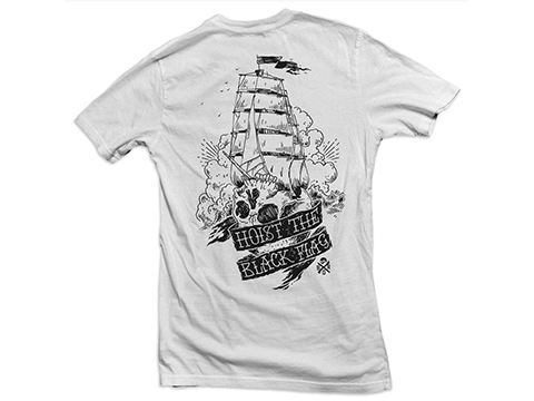 Black Rifle Division Black Flag Shirt (Color: White / Small)