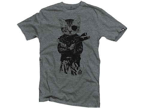 Black Rifle Division Mr. Whiskers Shirt (Color: Graphite Heather / Small)