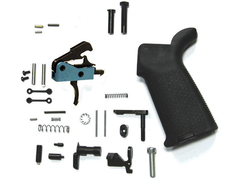 Black Rain Ordnance Lower Parts Kit for AR15 Rifles (Type: MOE Grip with DIT Trigger)