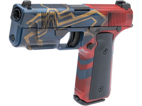 EMG / Hudson H9 Gas Blowback Airsoft Parallel Training Pistol w/ Custom Cerakote (Color: Spyder)