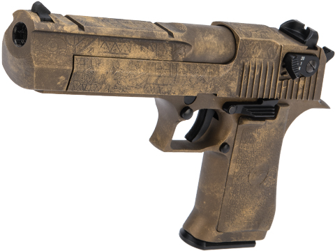 Magnum Research Licensed Semi/Full Auto Metal Desert Eagle CO2 Gas Blowback Airsoft Pistol by KWC w/ Black Sheep Arms Custom Cerakote (Color: Aztec)