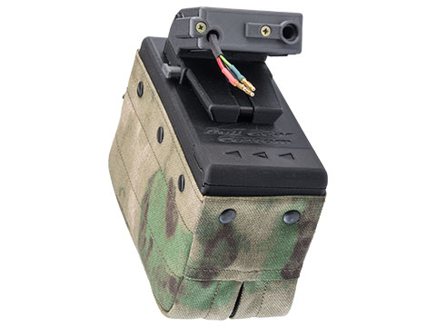 Bullgear 2500 Round Box Magazine Kit for A&K M249 Airsoft AEG Machine Gun (Color: ATACS-FG)