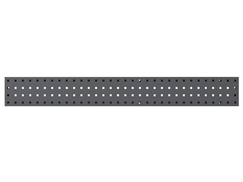 EMG Battle Wall System Weapon Display & Storage Panels (Size: 48 x 6 / Dark Grey)