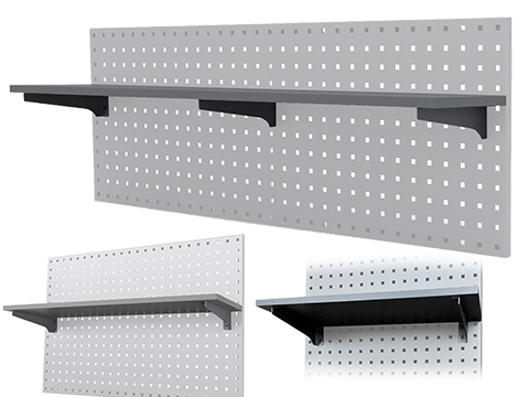 EMG Battle Wall System Weapon Display & Storage Solution Flat Bracket Shelf (Model: Short)
