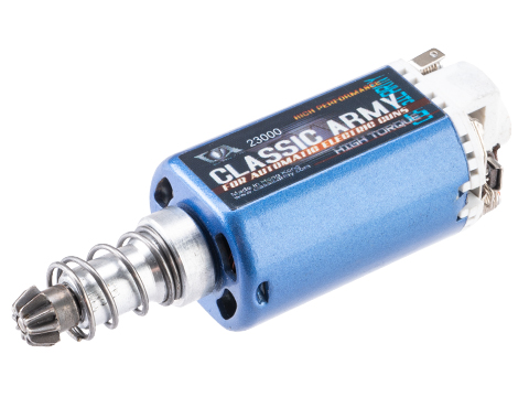 Classic Army High Performance Long Type Motor for Airsoft AEG Rifles (Model: 23,000RPM / High Torque)