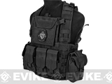 Matrix Tactical Systems Modular Chest Rig w/ Full Pouch Set (Color: Black)