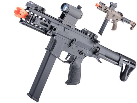 Classic Army PX9 Polymer Body Airsoft AEG Machine Pistol (Color: Black)