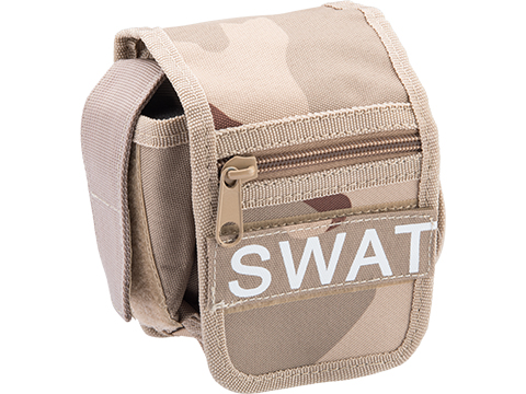 Classic Army Duty Waist Bag Belt-Mounted Pouch (Color: Desert)