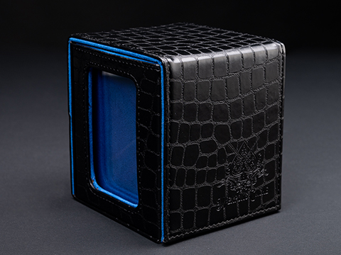 The Commander Bunker 120+ Card Hardshell Deck Box by Weapons Cache (Style: Black & Blue)