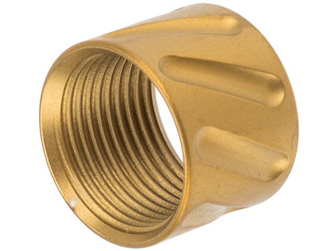 APS CNC Machined Aluminum 14mm Negative Thread Protector (Color: Gold / D-Type)