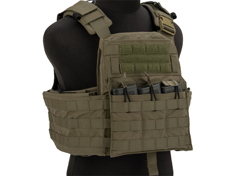 Crye Precision CAGE Plate Carrier and Plate Pouch Set (Color: Ranger Green / X-Large)