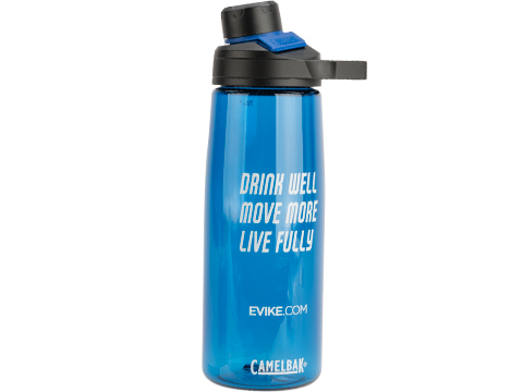 CamelBak x Evike.com Chute Mag 25oz .75L Water Bottle (Design: Drink, Move, Live / Blue)