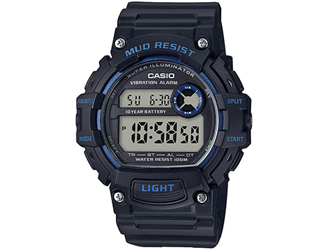 Casio TRT110H Men's Digital Mud Resistant Digital Watch (Color: Blue)