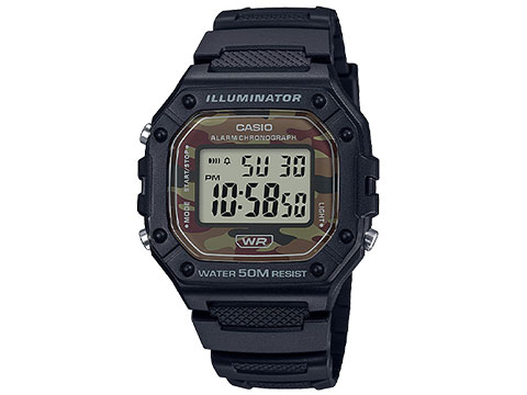 Casio Sports Series W218H Digital Watch (Color: Camo)