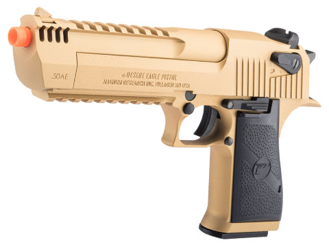 Desert Eagle Licensed L6 .50AE Full Metal Gas Blowback Airsoft Pistol by Cybergun w/ Custom Cerakote Finish (Color: Gold)