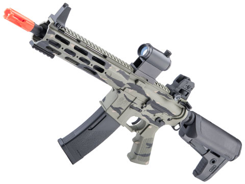 Krytac Alpha CRB Airsoft AEG Rifle w/ Firearm Grade Custom Cerakote Finish (Color: Limited Edition Tiger Stripe)