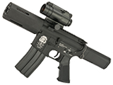 Evike Custom G&P Airsoft M4 PDW AEG with SDP Kit - Black