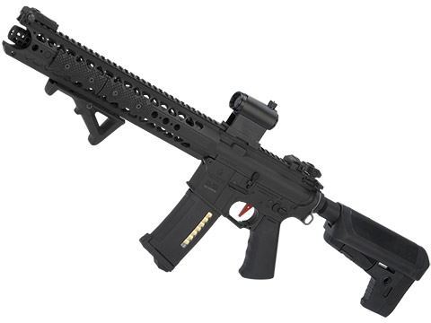 Umbrella Armory Custom Krytac LVOA Airsoft AEG Rifle (Color: Black / 350 FPS 40 RPS / CQBR)