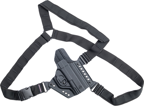 C&G Holsters DENALI Chest-Mounted Kydex Holster System (Model: GLOCK 17 / Right-Handed / Small - Medium)