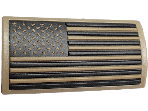 U.S Flag Stars Right Grip PVC Custom Picatinny Rail Cover 