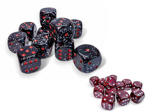 Chessex Lab Speckled 16mm d6 12ct Dice Block 