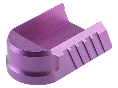 CL Project CNC Aluminum Magazine Base Pad for ASG Shadow 2 Airsoft Gas Blowback Pistols (Color: Purple)