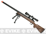 CYMA Standard VSR-10 Bolt Action Airsoft Sniper Rifle (Color: Wood w/ Scope Rail)