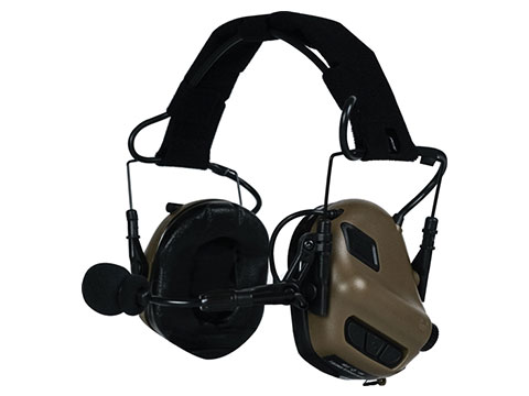 Code Red Headsets MILTAC Pro Tactical Communications Headset (Color: Black / Dynamic Boom Mic)