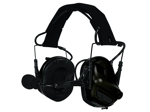 Code Red Headsets MILTAC Pro Tactical Communications Headset (Color: Black / Dynamic Boom Mic)