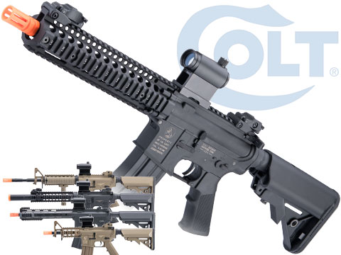 Cybergun Licensed Colt Sportsline M4 AEG Rifle w/ G3 Micro-Switch Gearbox (Model: Daniel Defense 9 MK18 / Black)